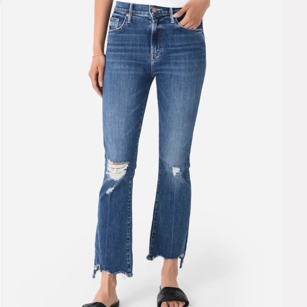 NWT Mother Denim Insider Crop Step jeans